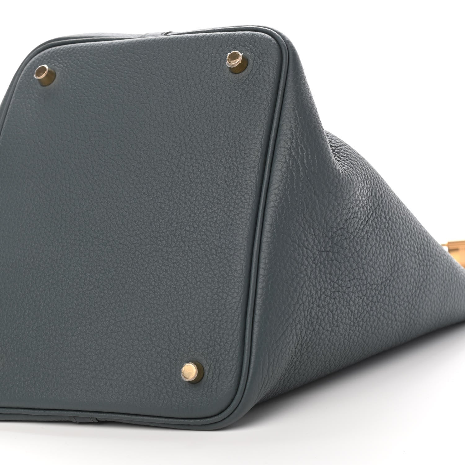 Hermes Taurillon Clemence Picotin Lock 22 MM Bleu Orage 8 of 8