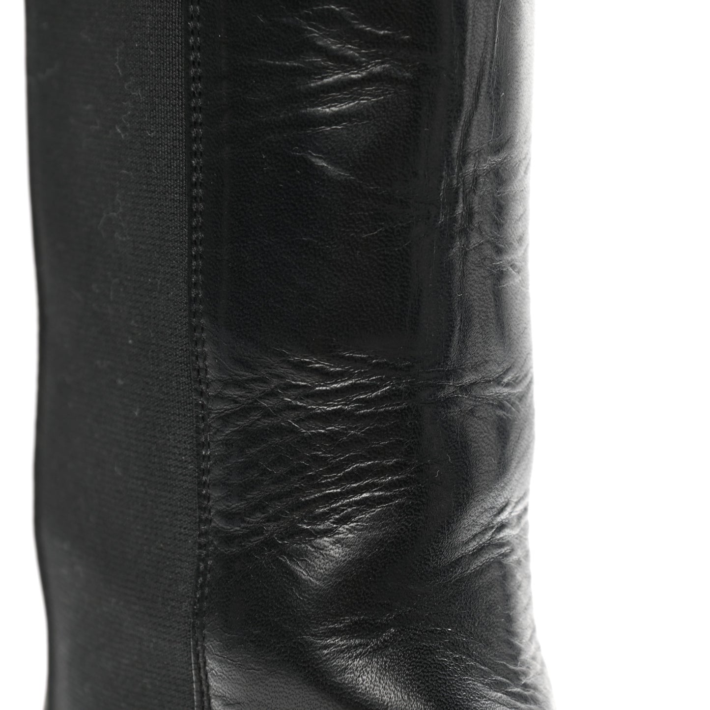 Calfskin The Lug Chelsea Boots 41 Black