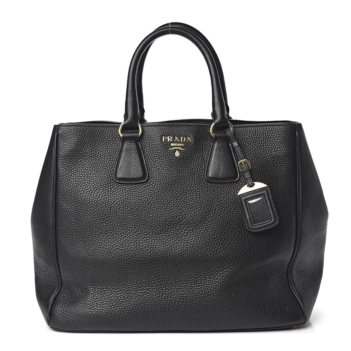 Vitello Daino Tote Black