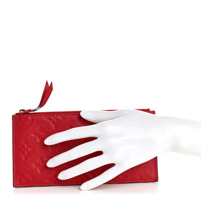 Louis Vuitton Empreinte Felicie Chain Wallet Zippered Insert Cherry 2 of 7