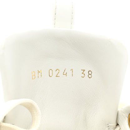 Louis Vuitton Calfskin Monogram Run Away Sneakers 38 White 10 of 10