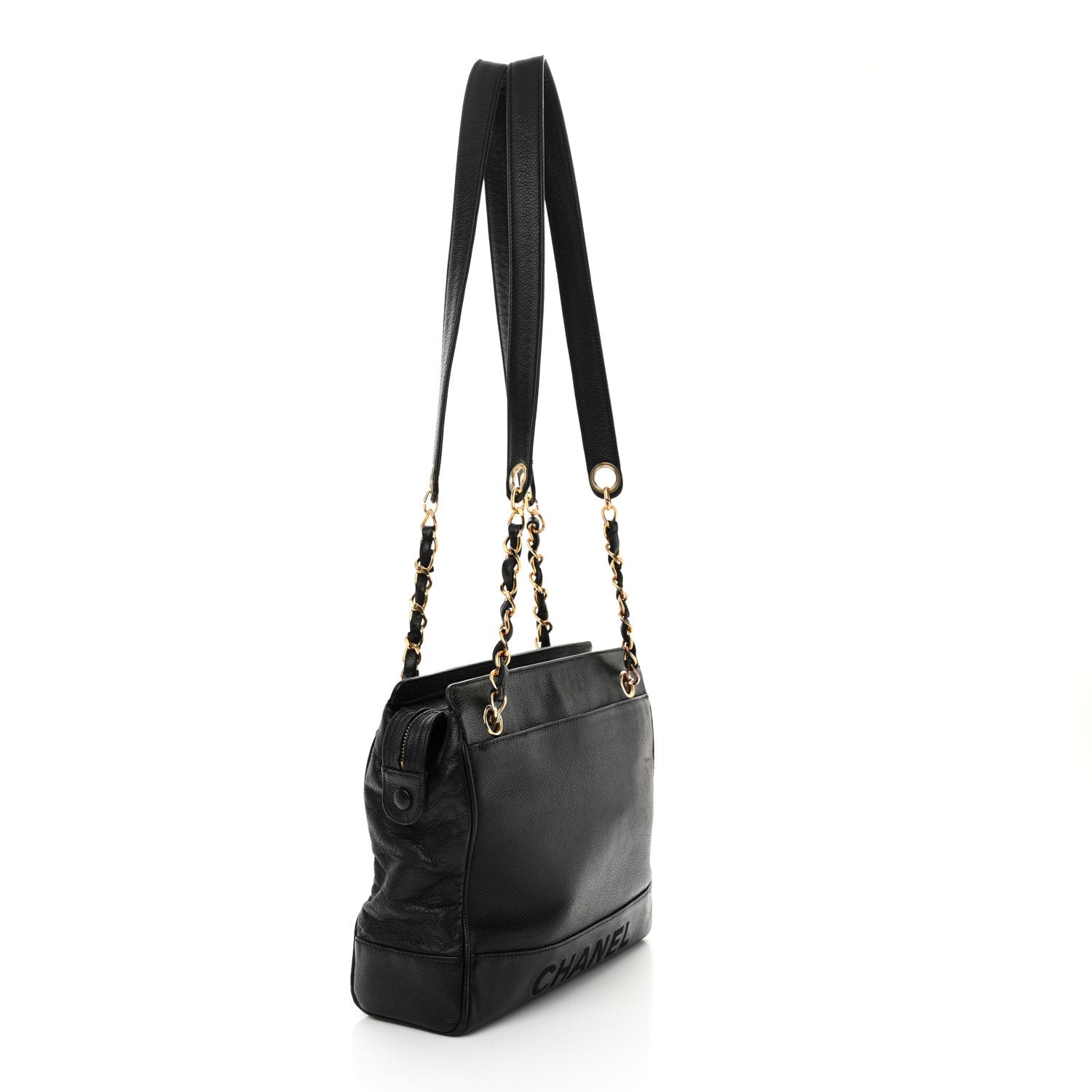 Chanel Caviar CC Shoulder Bag Black 3 of 15