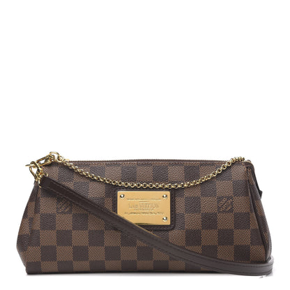 Louis Vuitton Damier Ebene Eva Clutch 1 of 9