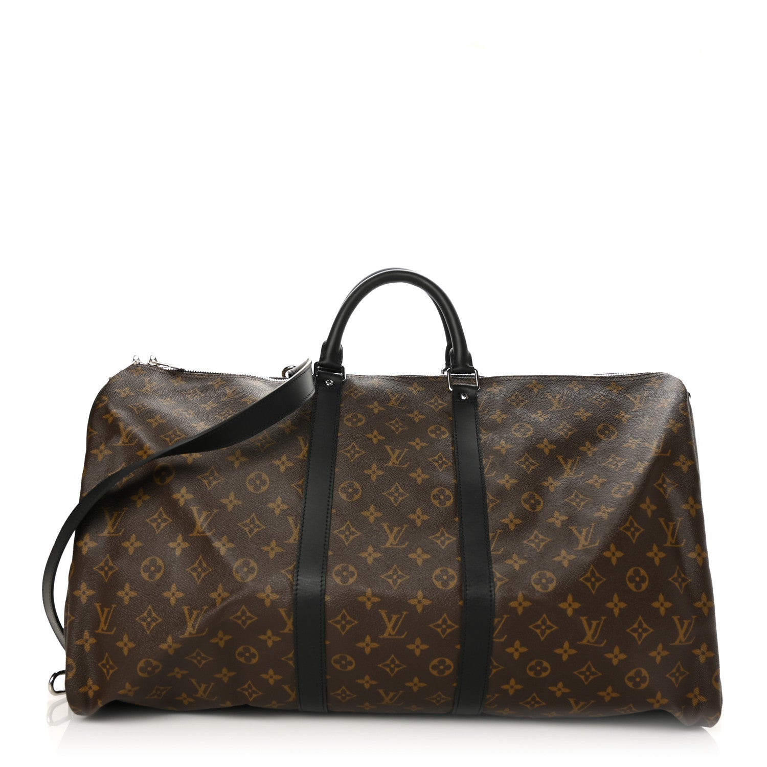 Louis Vuitton Monogram Macassar Keepall Bandouliere 55 1 of 7