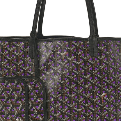 Goyard Goyardine Saint Louis Claire Voie PM Black Violet 8 of 17