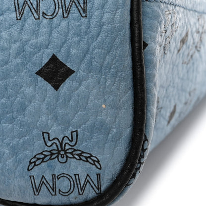 MCM Visetos Large Project Reversible Shopper Tote Munich Blue 14 of 18