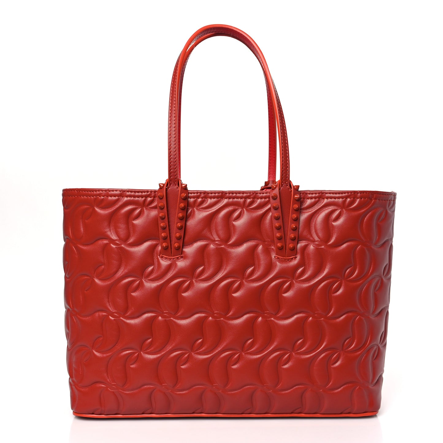Nappa Embossed East West Cabata Tote Rouquine