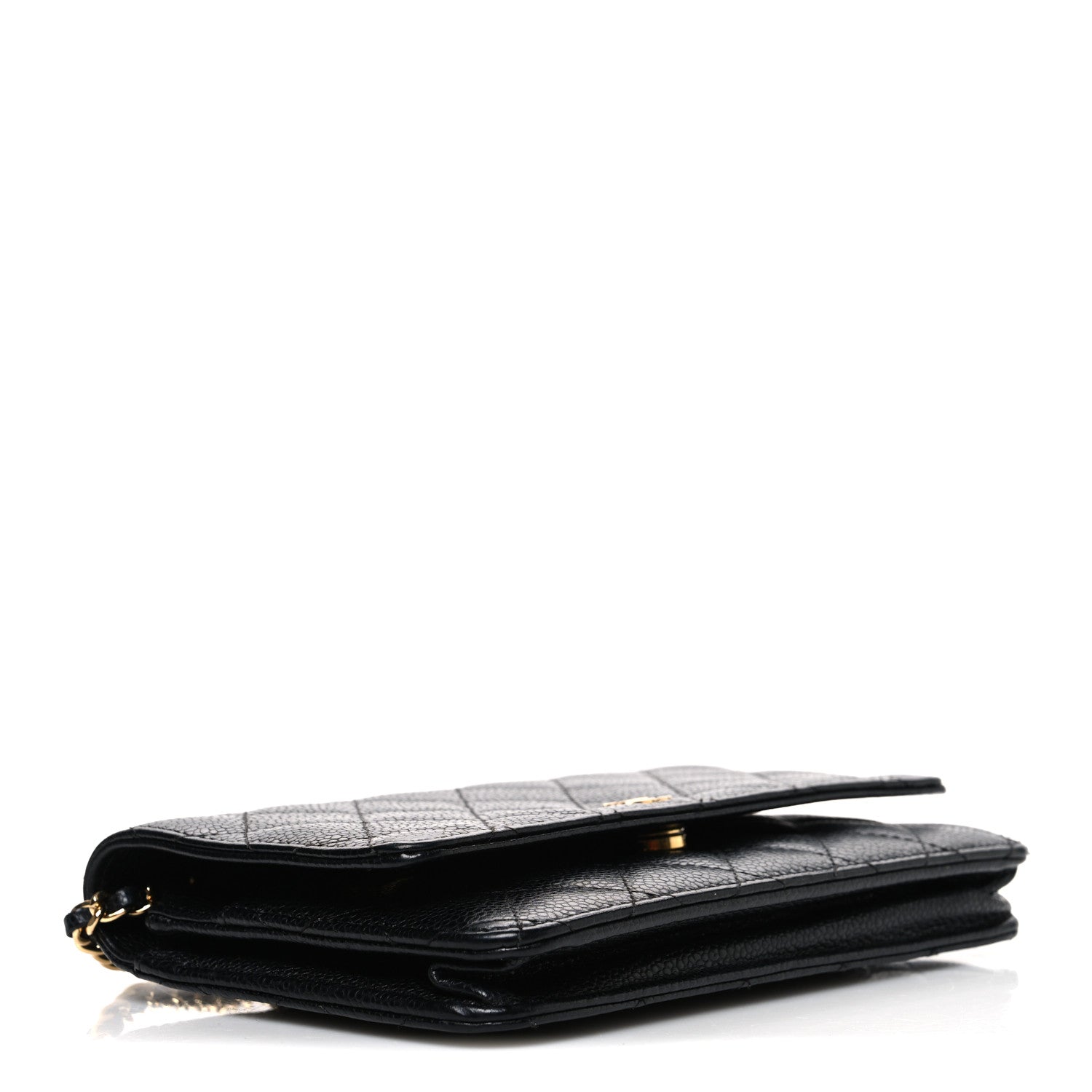 Chanel Caviar Quilted Wallet on Chain WOC Black 4 of 12
