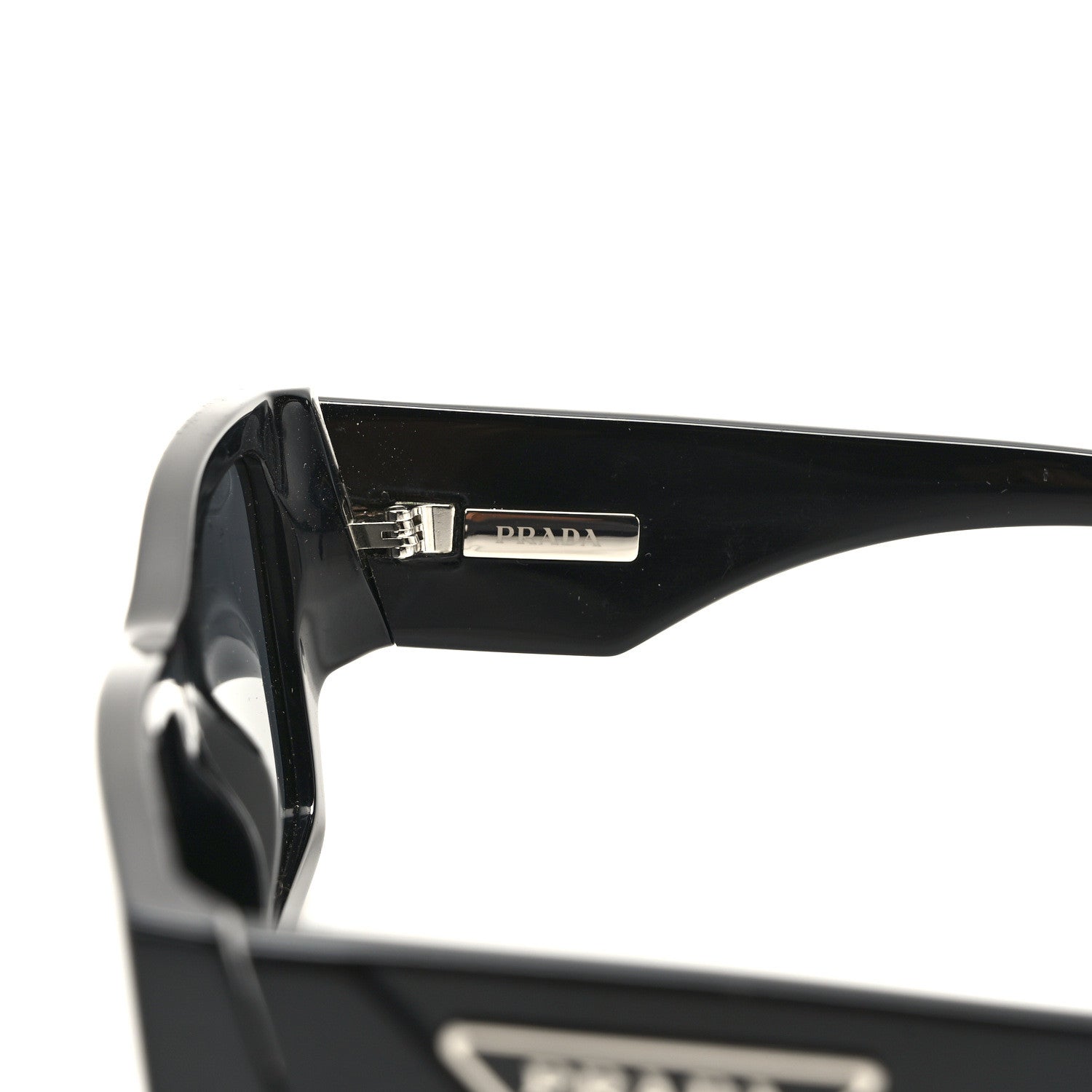 Prada Acetate Symbole Sunglasses SPR 10Z Black 7 of 8