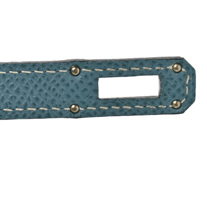 Hermes Epsom Kelly Longue Wallet Blue Jean 8 of 13