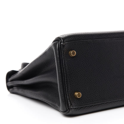 Hermes Togo Kelly Retourne 28 Black 6 of 14