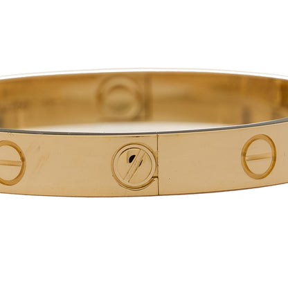 Cartier 18K Yellow Gold LOVE Bracelet 15 5 of 6