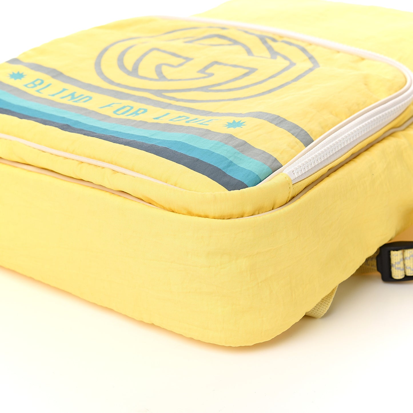 Nylon Twill Blind For Love Interlocking G Backpack Pastel Yellow Multicolor