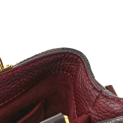 Louis Vuitton Damier Ebene Cuir Taurillon Brittany Bordeaux 13 of 17