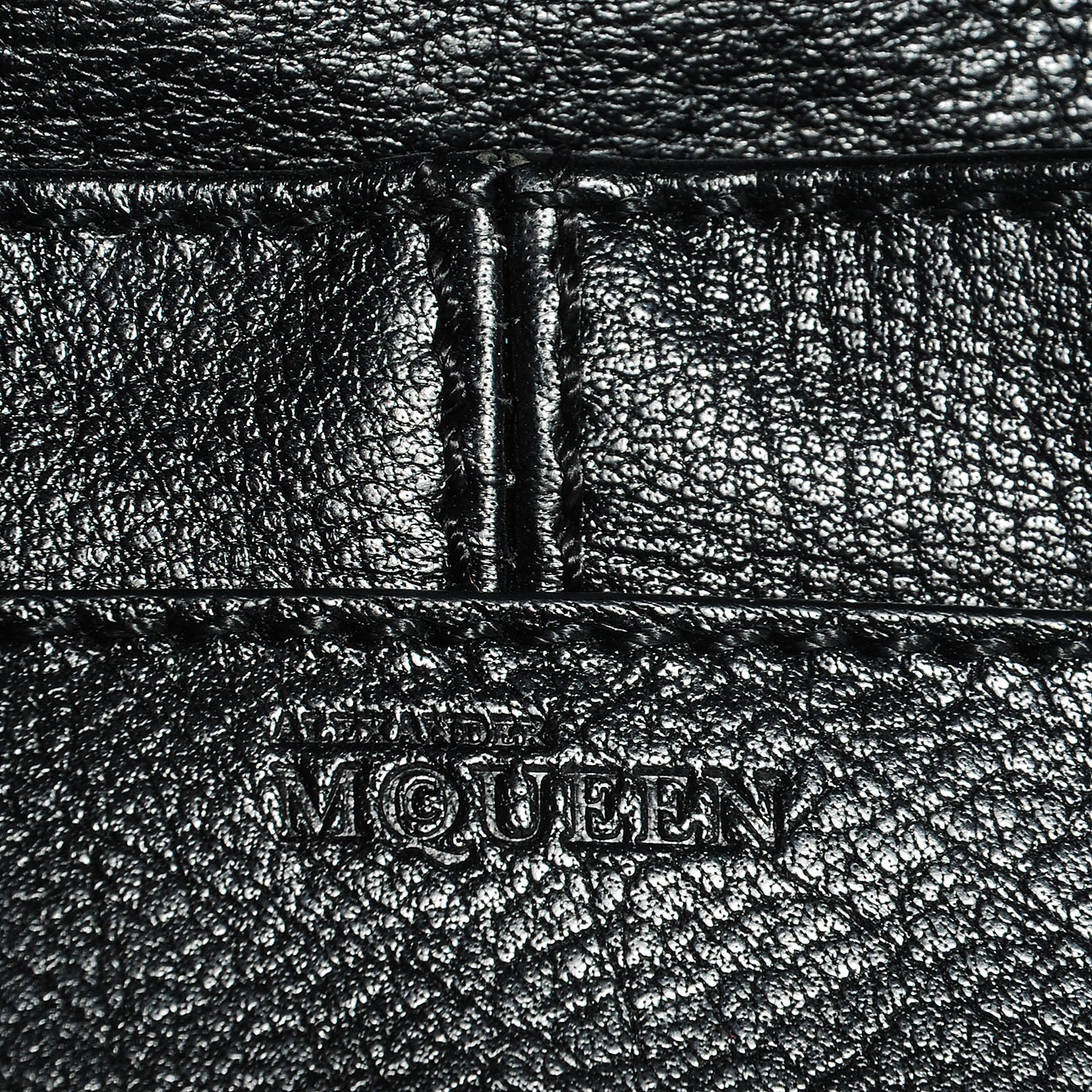 Alexander McQueen Leather Padlock Zip Around Biker Satchel Black 5 of 9
