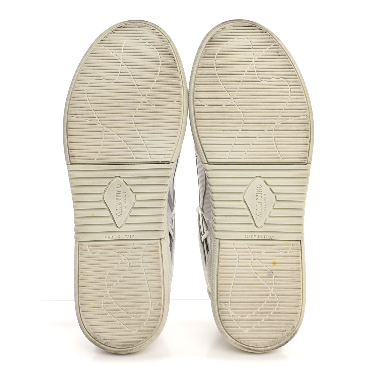 Calfskin Womens VL7N Sneakers 39.5 White Ice