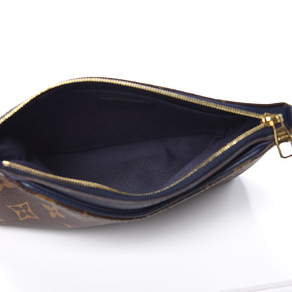 Louis Vuitton Monogram Pallas Clutch Blue Marine 7 of 11