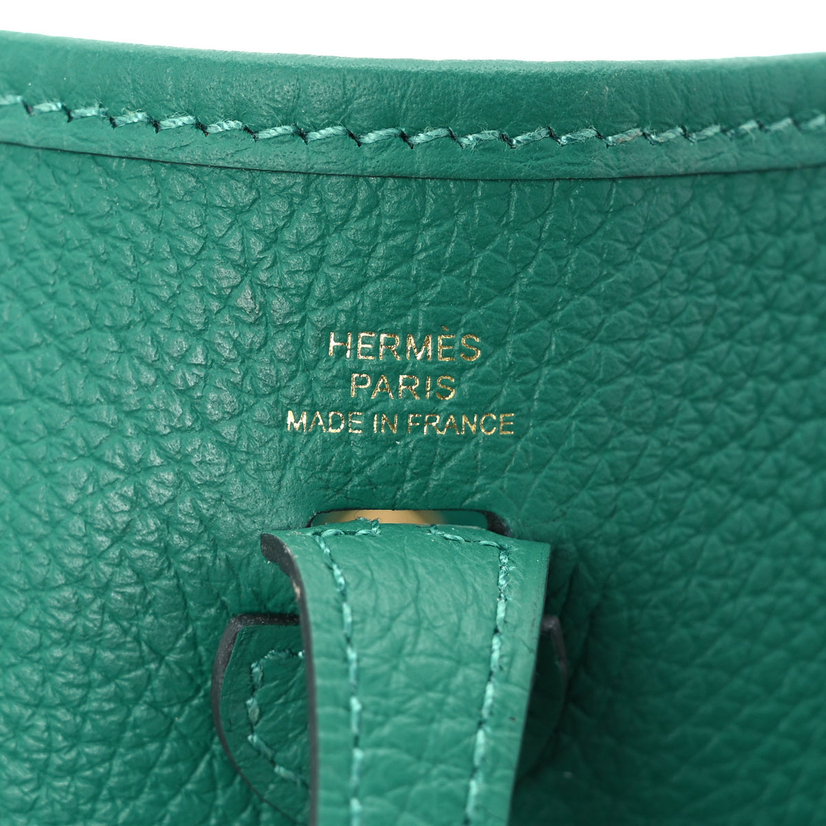 Hermes Taurillon Clemence Evelyne TPM Vert Vertigo 5 of 11