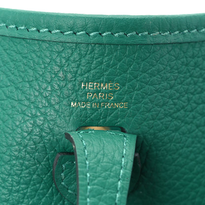 Hermes Taurillon Clemence Evelyne TPM Vert Vertigo 5 of 11