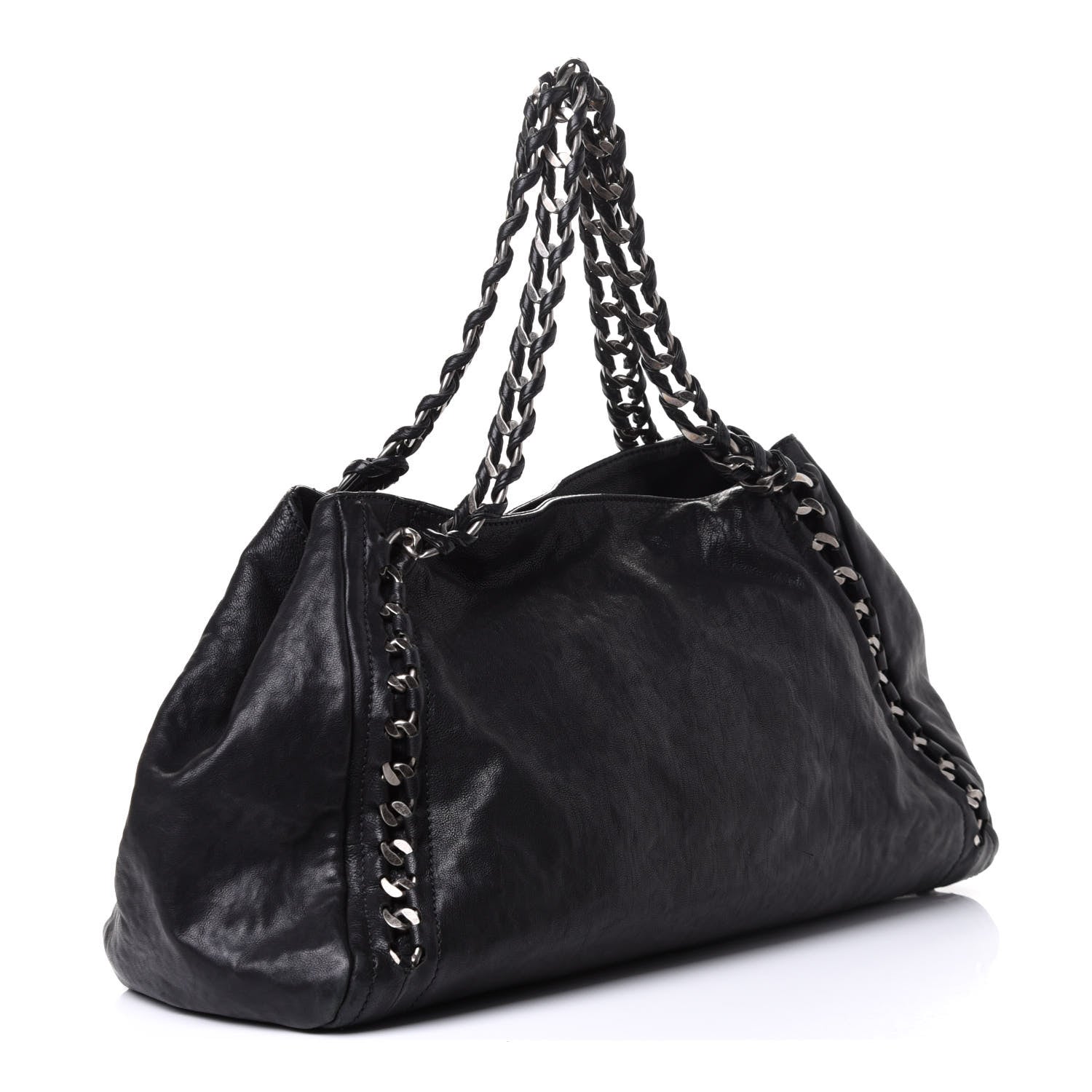 Chanel Calfskin East West Modern Chain Tote Black 2 of 5