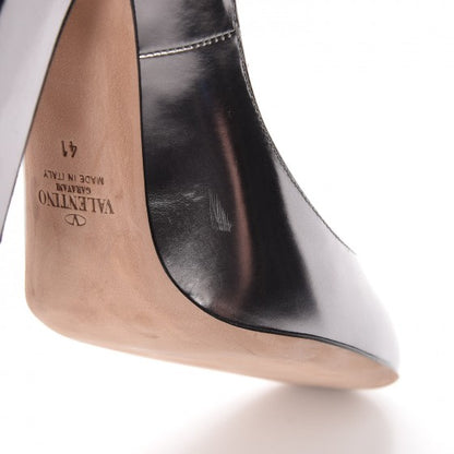 Valentino Garavani Patent Tan-Go Mary Jane 10mm Pumps 41 Silver 12 of 12