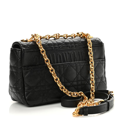 Christian Dior Calfskin Cannage Small Caro Bag Black 3 of 10