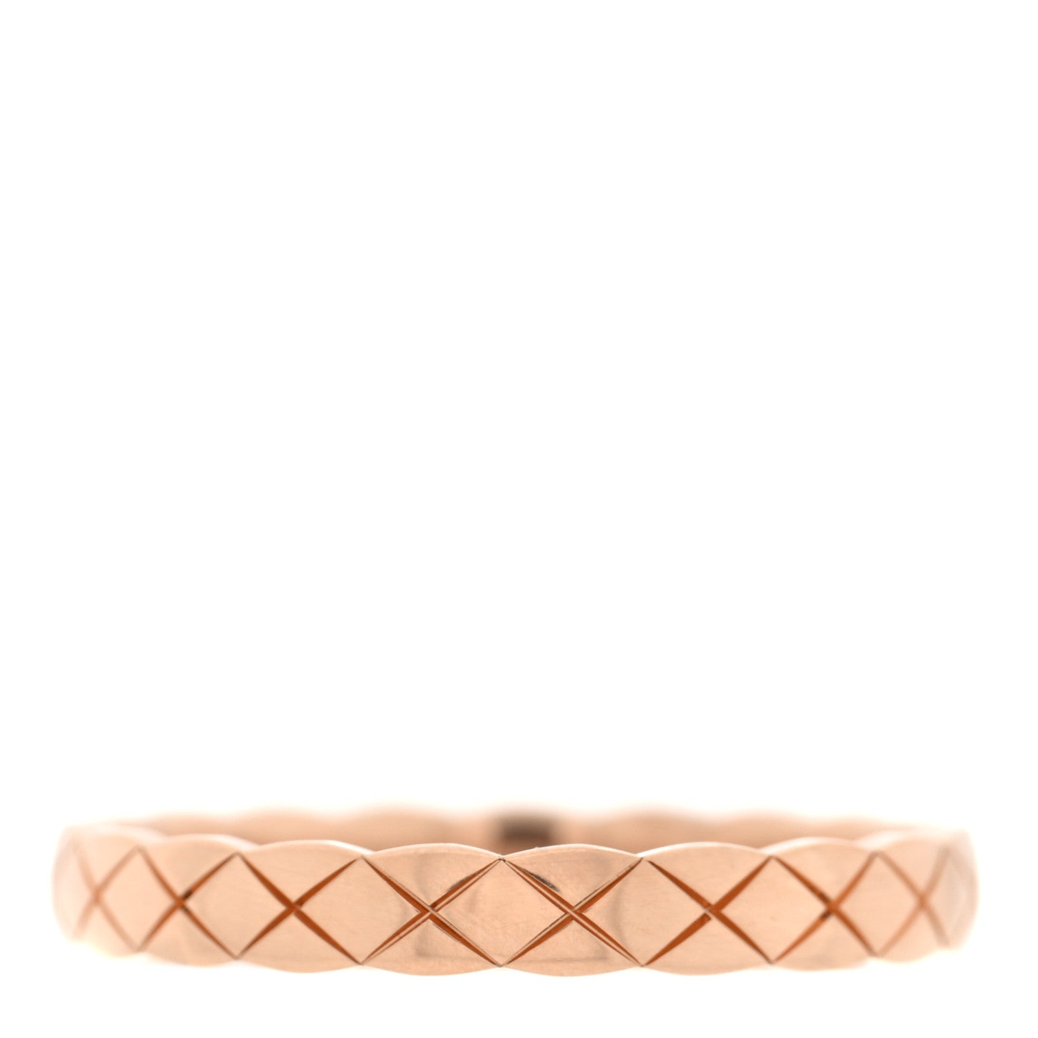 Chanel 18K Beige Gold Mini Coco Crush Ring 63 10.25 1 of 4
