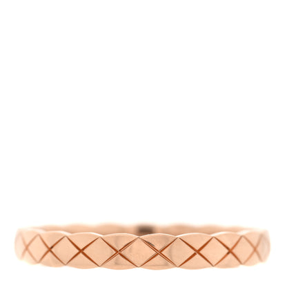 Chanel 18K Beige Gold Mini Coco Crush Ring 63 10.25 1 of 4