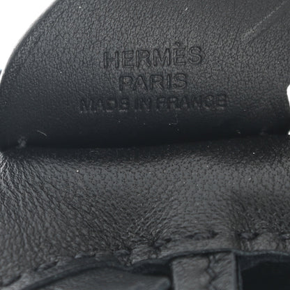 Hermes Milo Lambskin Grigri Rodeo Pegase Horse Bag Charm PM So Black 3 of 5