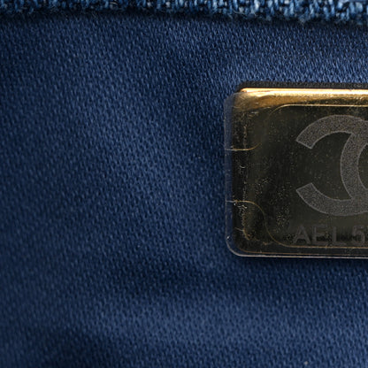 Chanel Washed Denim Quilted Mini Chanel 25 Handbag Blue 7 of 10