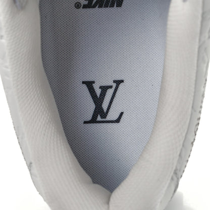 Louis Vuitton X NIKE AIR FORCE 1 Calfskin Monogram Mens Low Top Sneakers 7.5 White 9 of 15