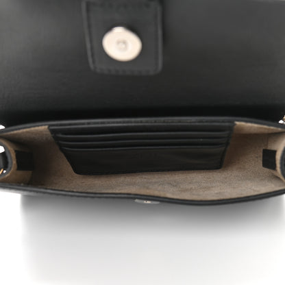 Chloe Suede Calfskin Mini Faye Shoulder Bag Black 5 of 10