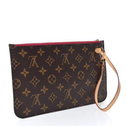 Louis Vuitton Monogram Neverfull MM GM Pochette Pivoine 3 of 8