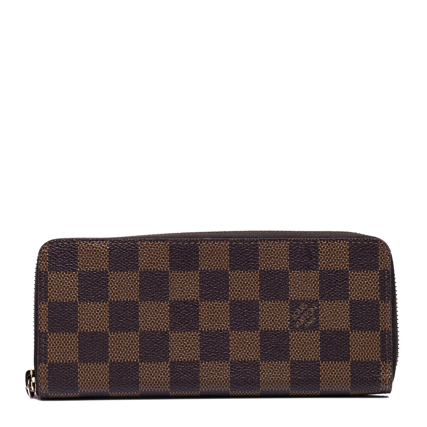 Damier Ebene Clemence Wallet Cherry