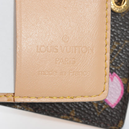 Louis Vuitton Monogram Cherry Blossom Carnet de Bal Mini Agenda Cover Brown 4 of 5