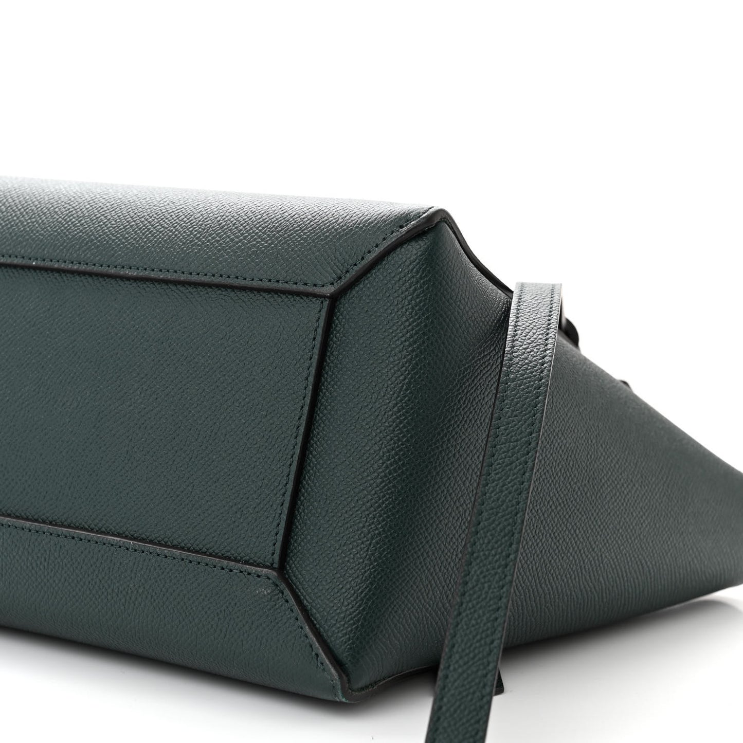 Grained Calfskin Micro Belt Bag Amazone