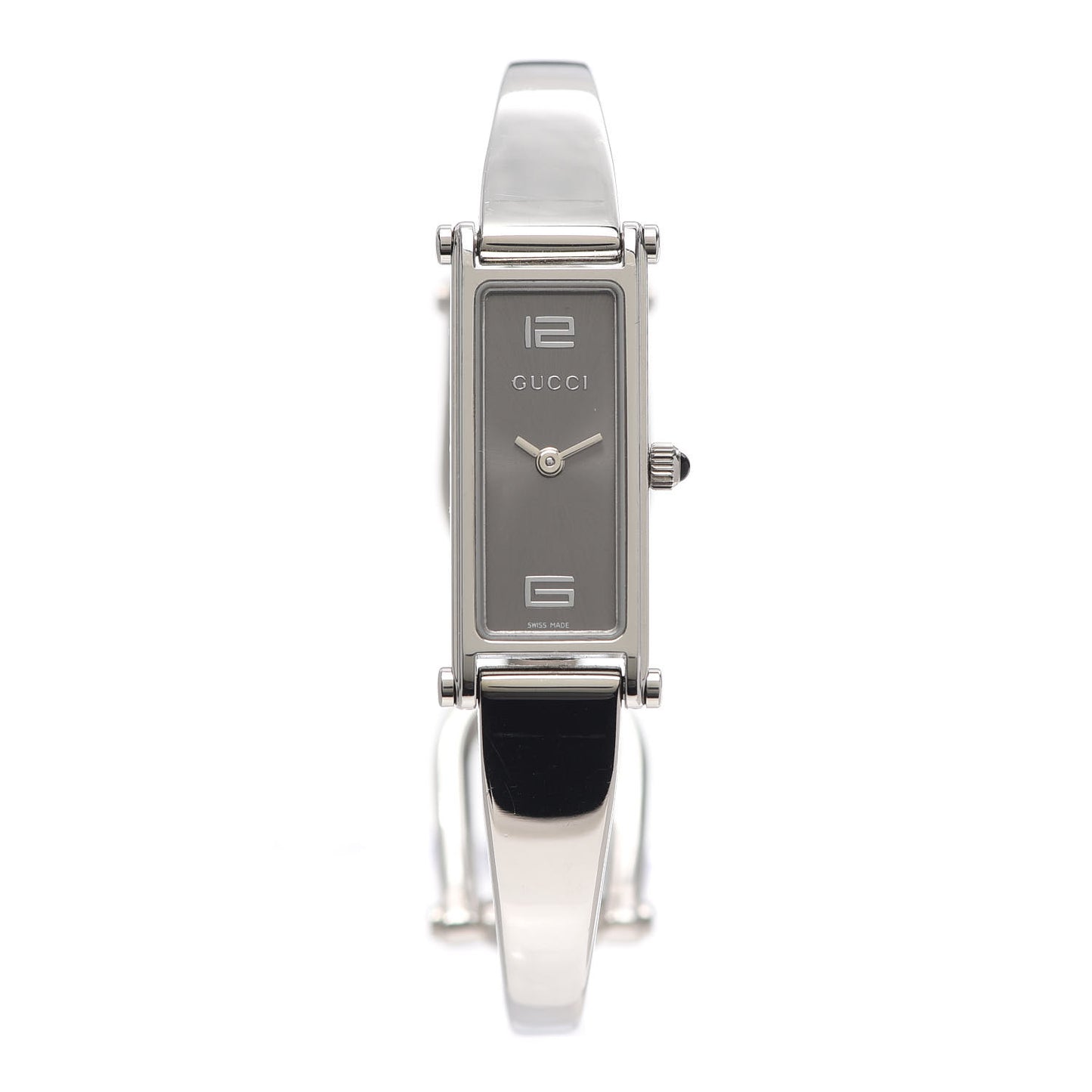 Stainless Steel 12mm 1500L Horsebit Quartz Watch Grey