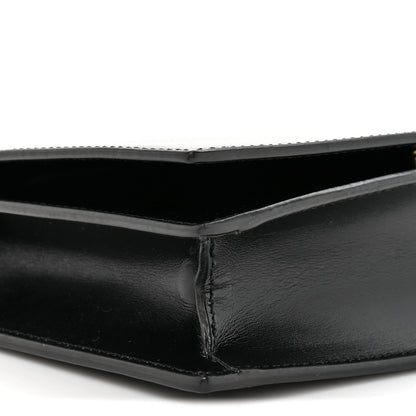 Saint Laurent Smooth Calfskin Monogram Crossbody Bag Black 10 of 10