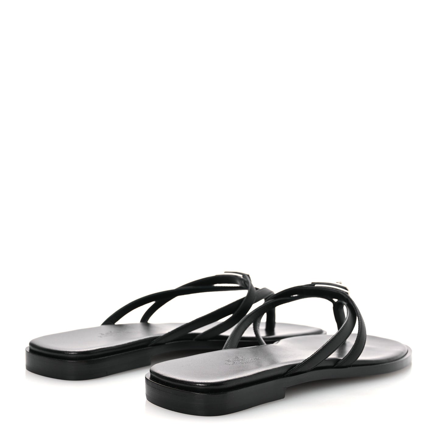 Calfskin Miss Sandals 39 Black