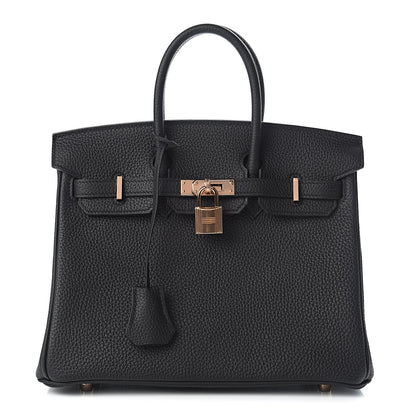 Hermes Togo Birkin 25 Black 1 of 40