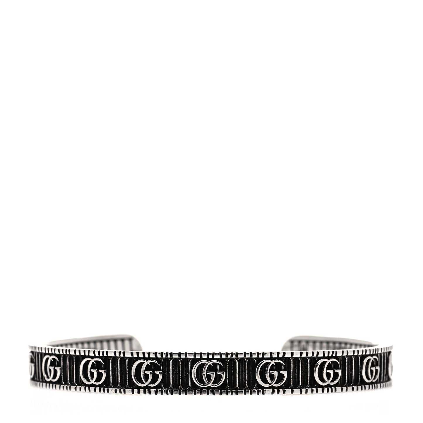 Sterling Silver Double G Marmont Cuff Bracelet