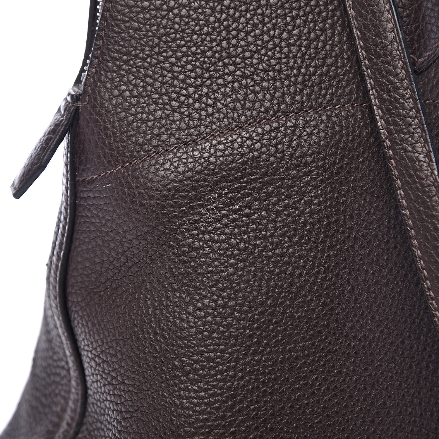 Hermes Taurillon Clemence Bolide 35 Chocolate 9 of 16