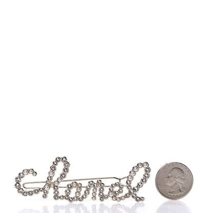 Chanel Metal Glass Swirling Pearls Hair Clip Gold 2 of 5