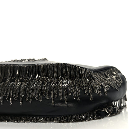 Chanel Lambskin Rock And Cabaret Chain Fringe Flap Black 10 of 10