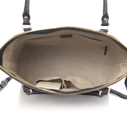 Gucci Soft Microguccissima Dome Satchel Navy 6 of 11