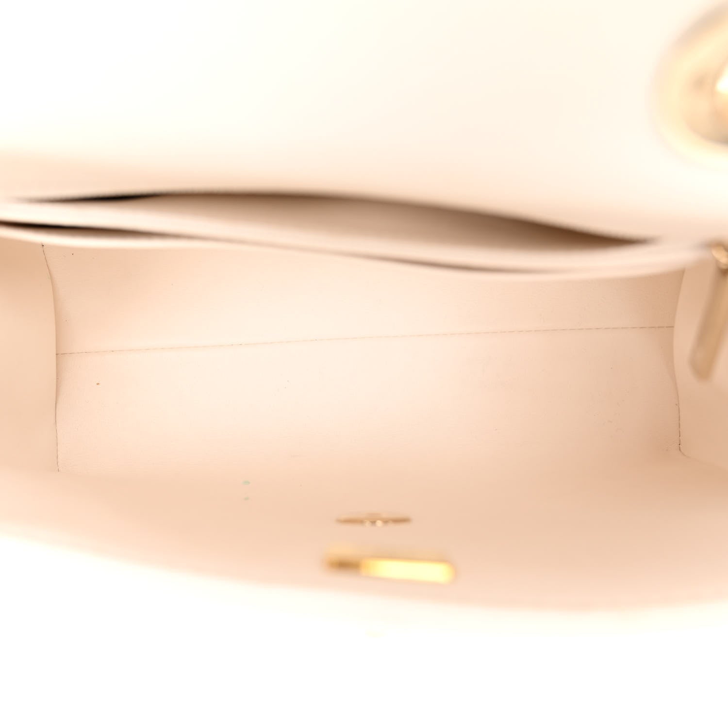 Chanel Caviar Quilted Mini Retro Twist Top Handle Flap White 5 of 10