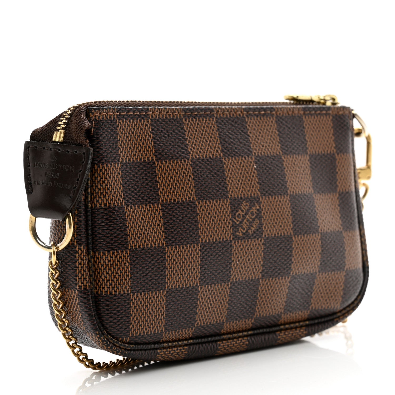 Louis Vuitton Damier Ebene Complice Trunks and Bags Mini Pochette Accessories Red 3 of 8