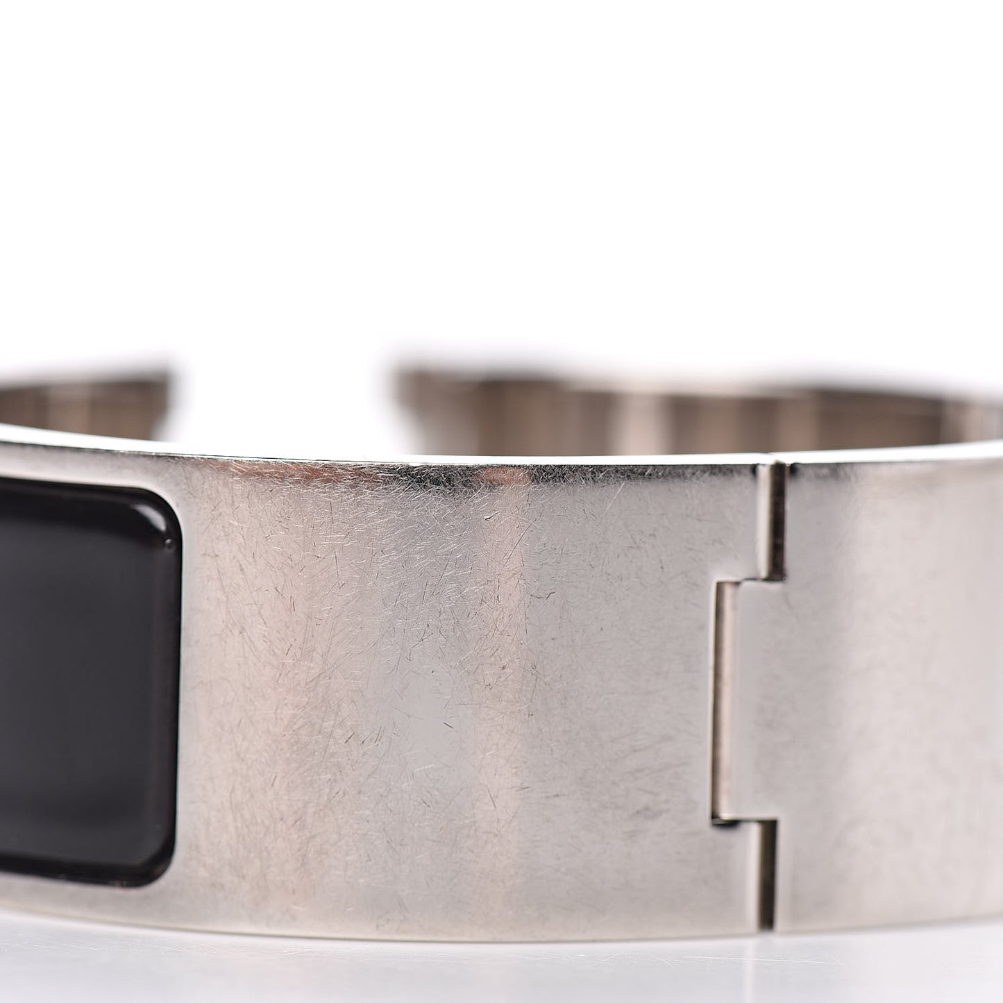 Enamel Wide Clic Clac H Bracelet PM Black