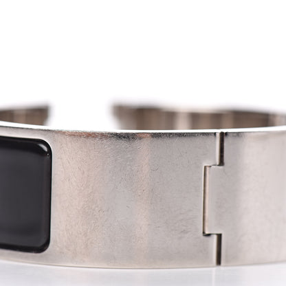 Hermes Enamel Wide Clic Clac H Bracelet PM Black 6 of 7
