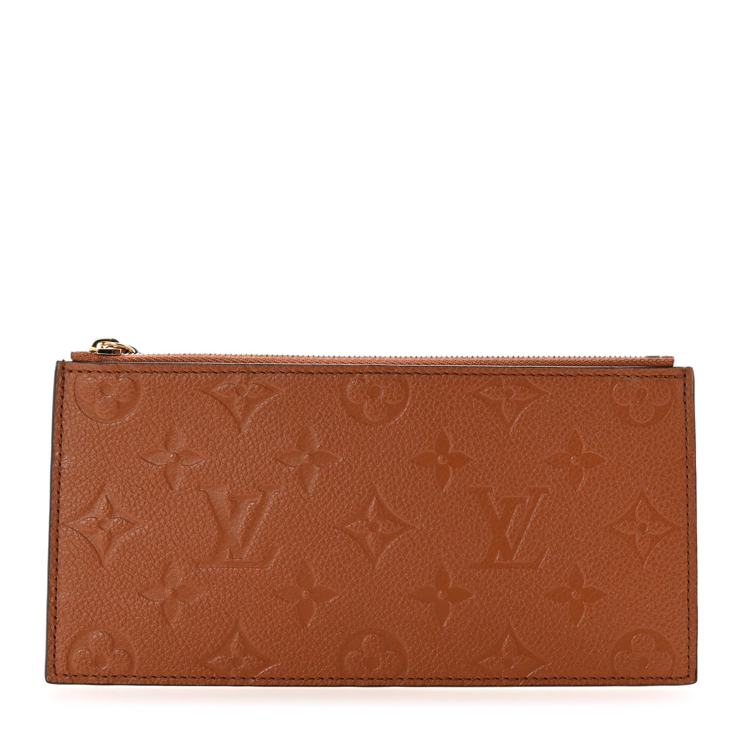 Empreinte Felicie Chain Wallet Zippered Insert Cognac